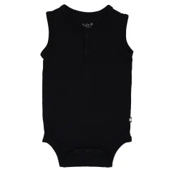 Hot Kyte Baby Sleeveless Bodysuit in Midnight