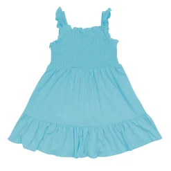 Clearance Kyte Baby Smocked Dress in Makai