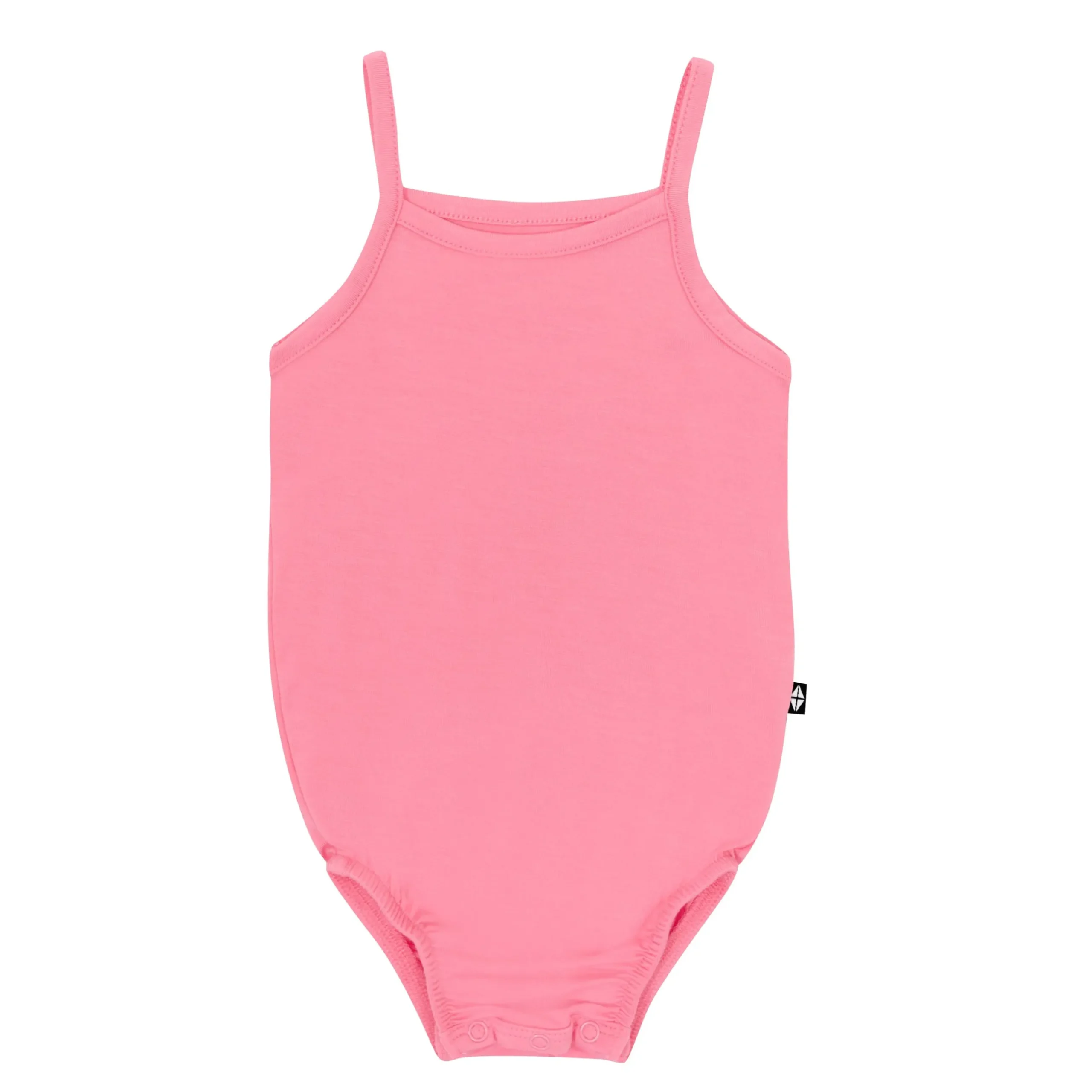 New Kyte Baby Spaghetti Strap Leotard in Guava