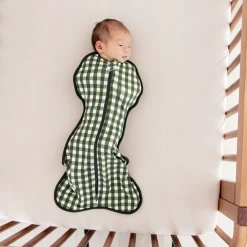 Discount Kyte Baby Swaddle Bag in 0.5 Gingham Fir