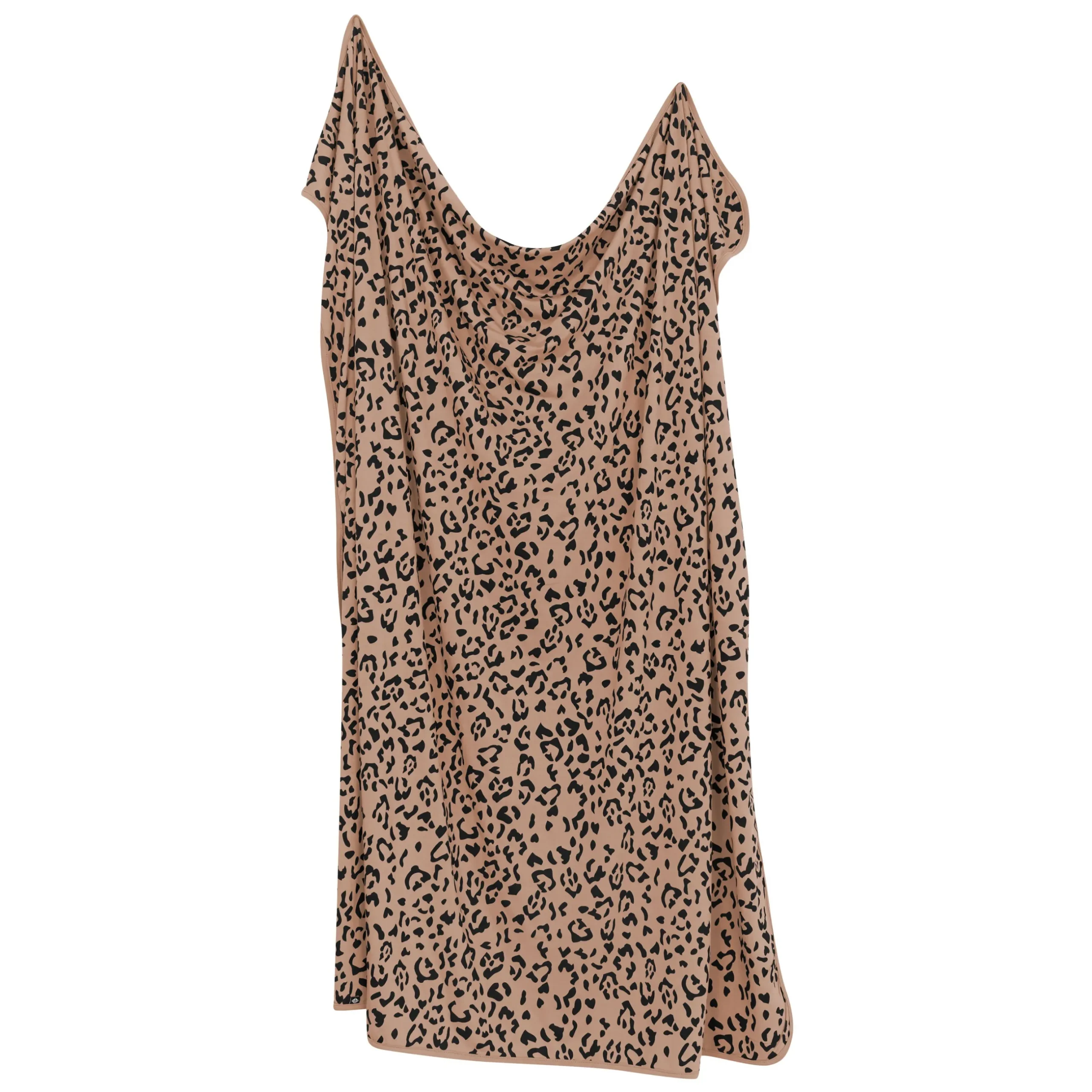 Clearance Kyte Baby Swaddle Blanket in Latte Leopard