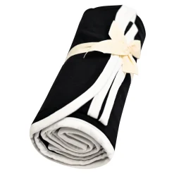 Sale Kyte Baby Swaddle Blanket in Midnight with Cloud Trim