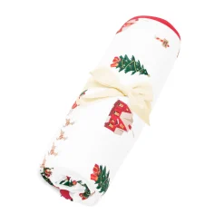 Clearance Kyte Baby Swaddle Blanket in Santa Sleigh