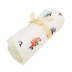 Clearance Kyte Baby Swaddle Blanket in Vintage Truck