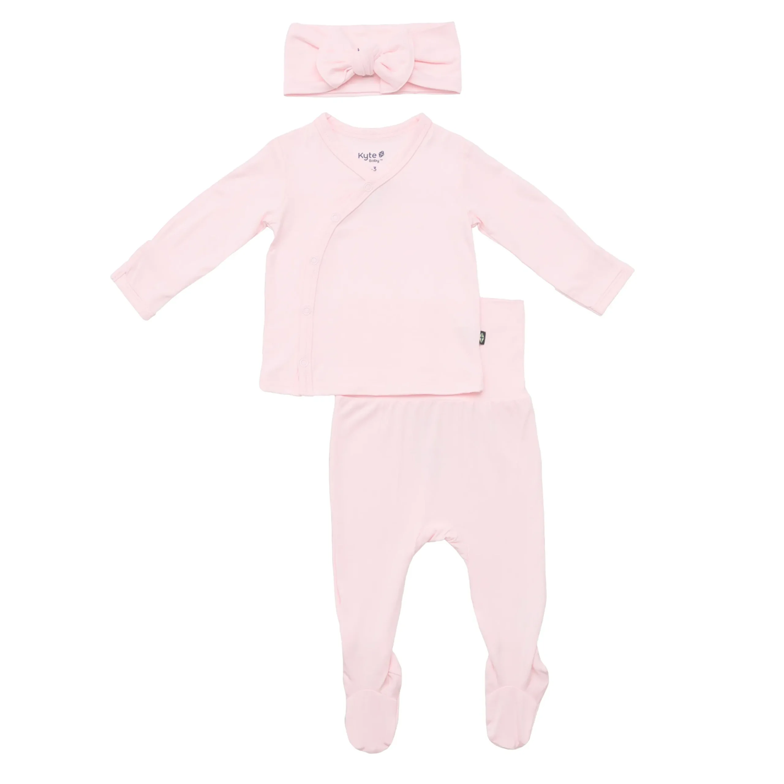 New Kyte Baby Take Me Home Set with Bow in Sakura