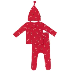 Hot Kyte Baby Take Me Home Set with Cap in Candy Cane