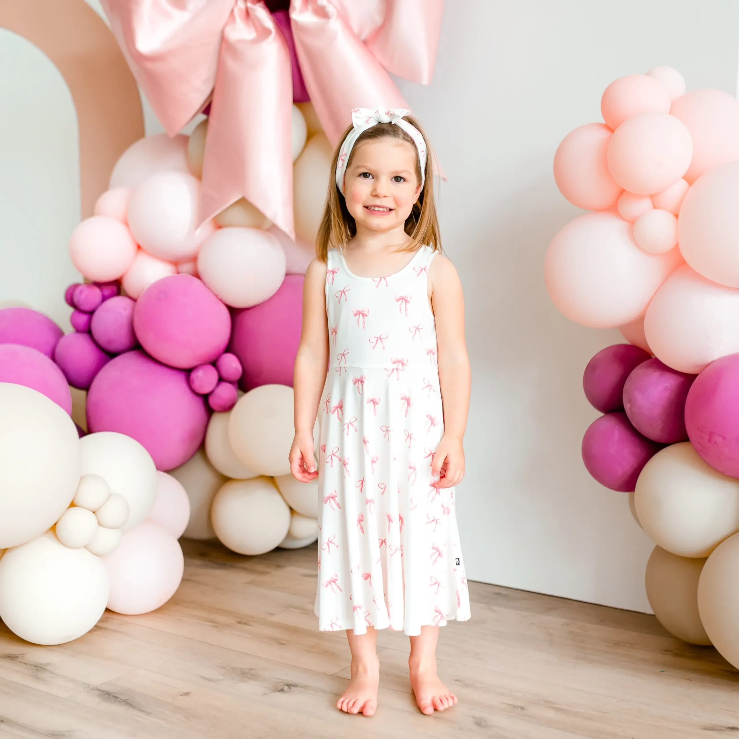 Kyte Baby Tank Twirl Dress in Bow