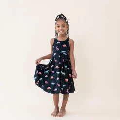 Outlet Kyte Baby Tank Twirl Dress in Midnight Roar