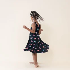 Outlet Kyte Baby Tank Twirl Dress in Midnight Roar