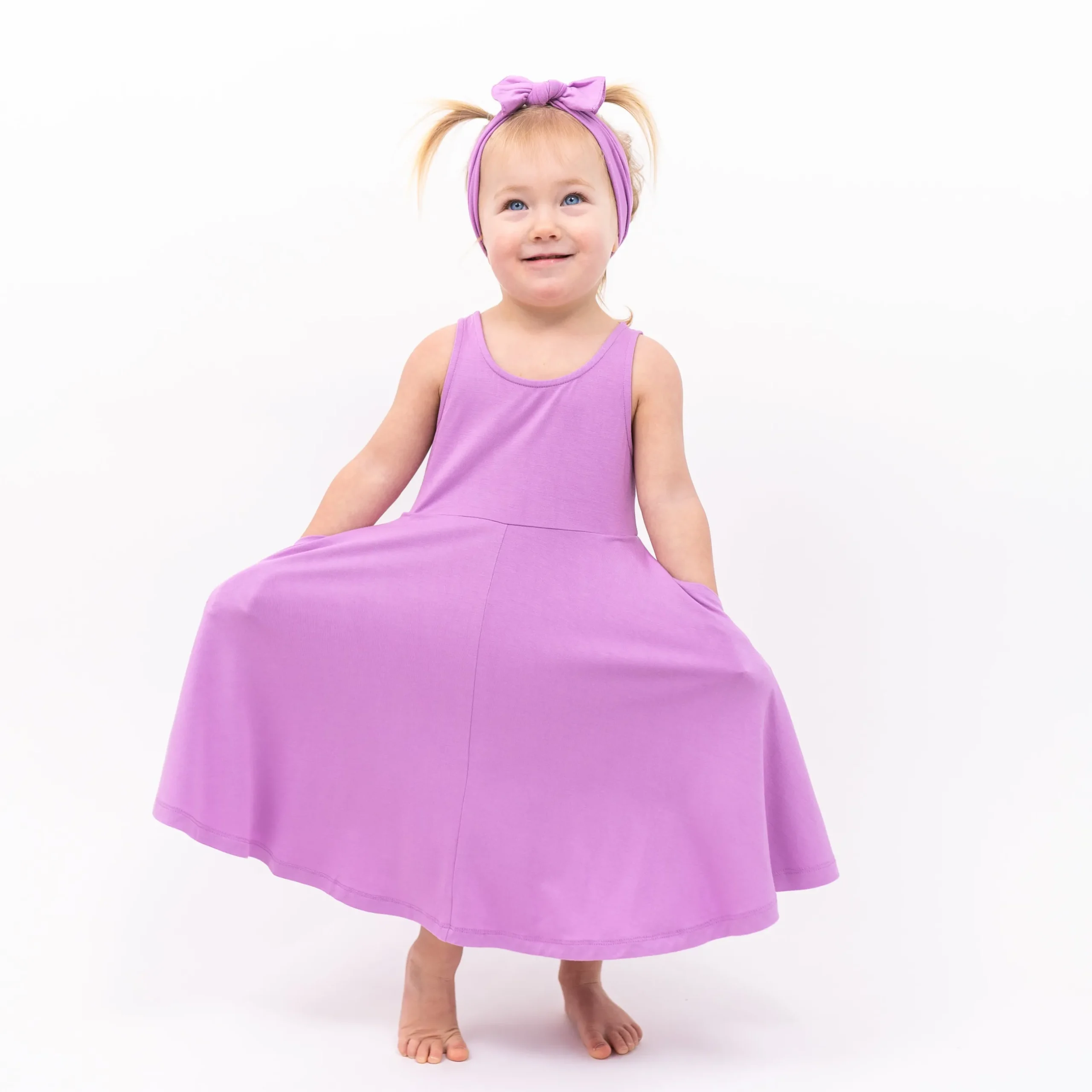 Kyte Baby Tank Twirl Dress in Poi