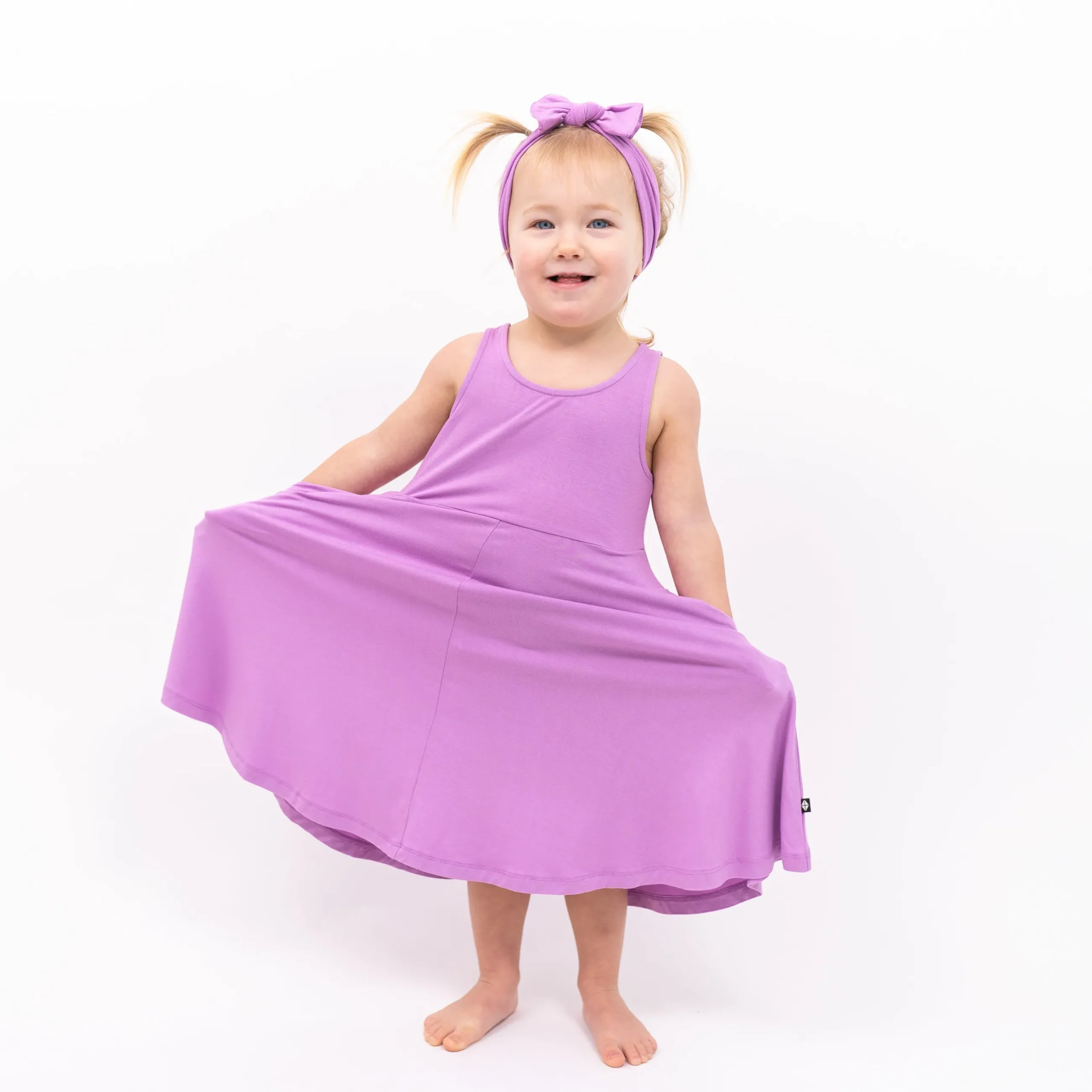 Kyte Baby Tank Twirl Dress in Poi