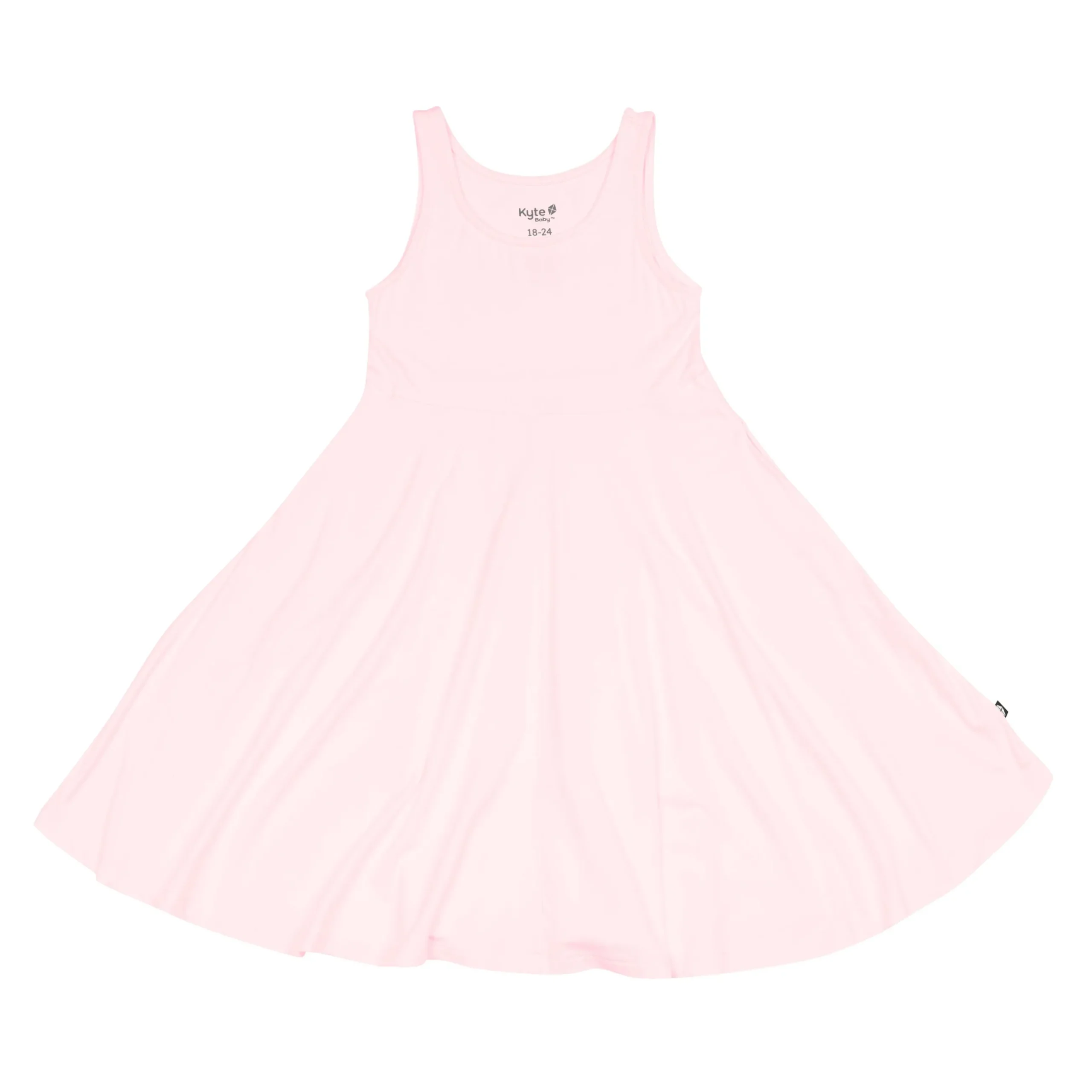 Clearance Kyte Baby Tank Twirl Dress in Sakura