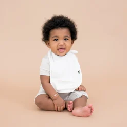 Clearance Kyte Baby Terry Pocket Bib in Cloud