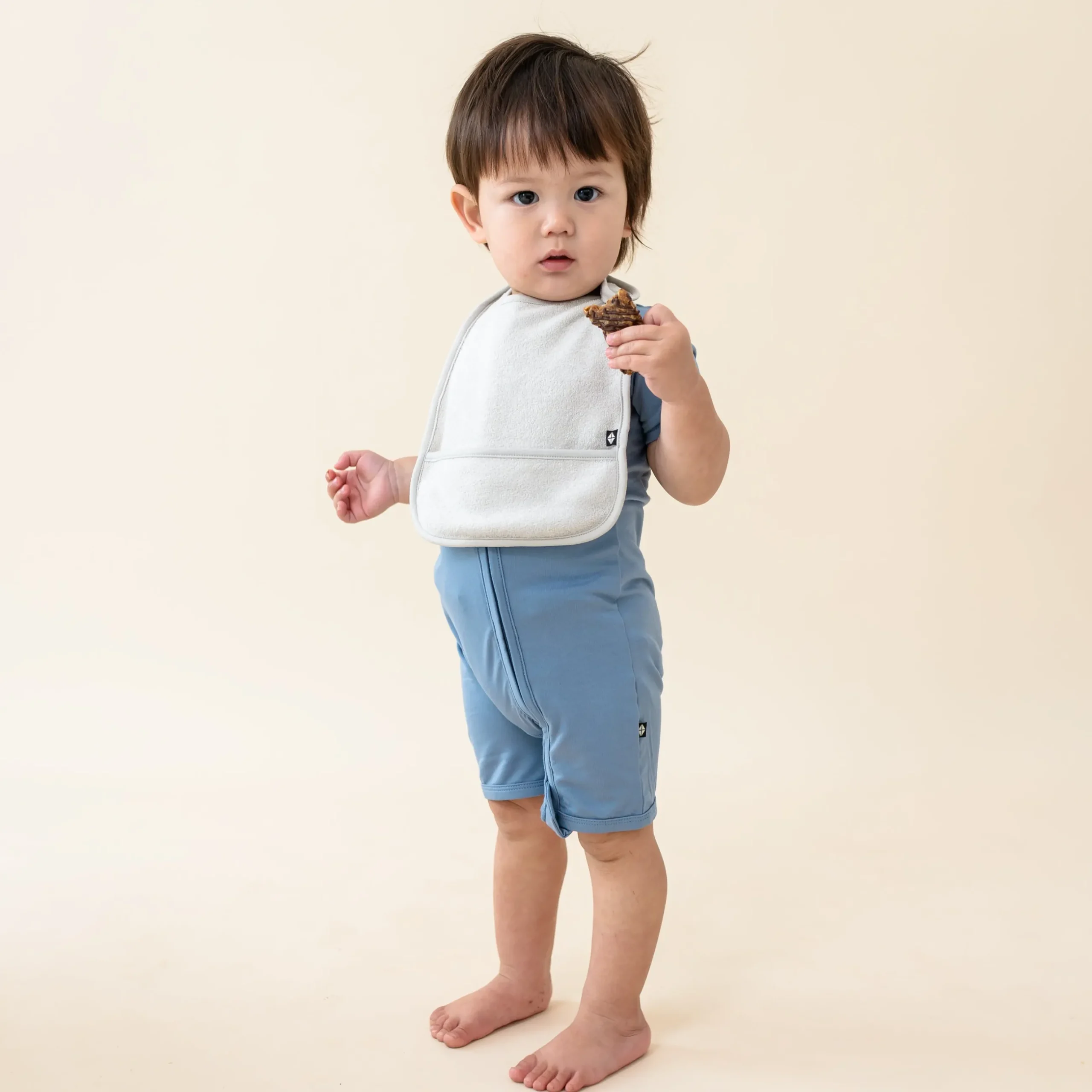 Best Kyte Baby Terry Pocket Bib in Oat