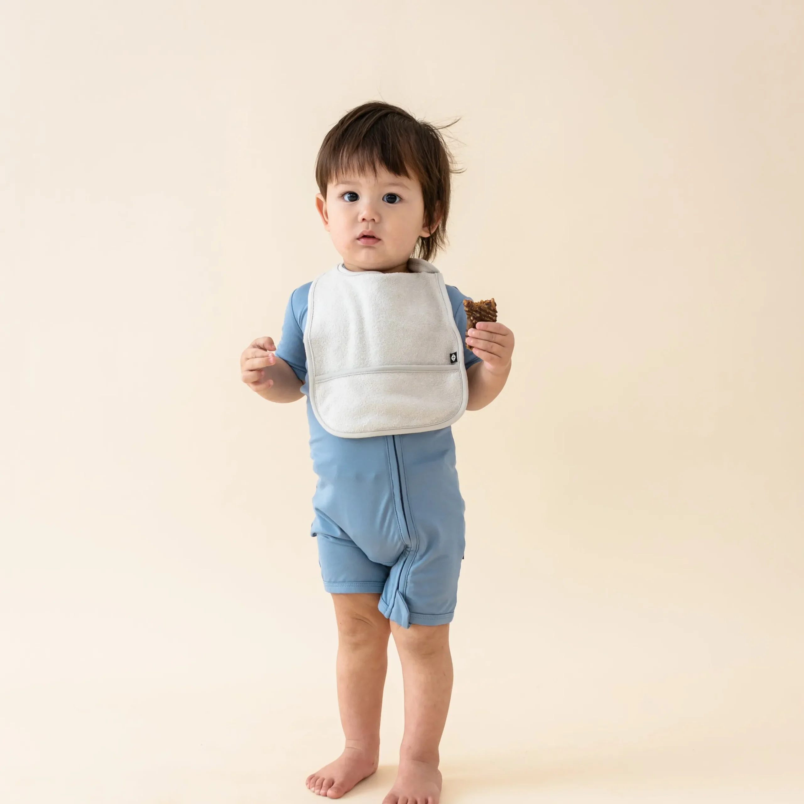 Best Kyte Baby Terry Pocket Bib in Oat