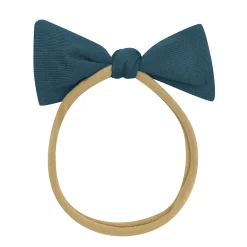 Best Kyte Baby Tiny Nylon Bow in Atlantic