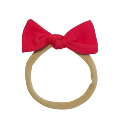 Clearance Kyte Baby Tiny Nylon Bow in Cardinal