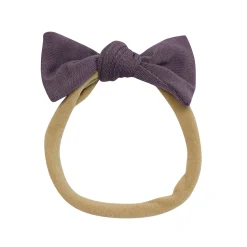 Clearance Kyte Baby Tiny Nylon Bow in Currant