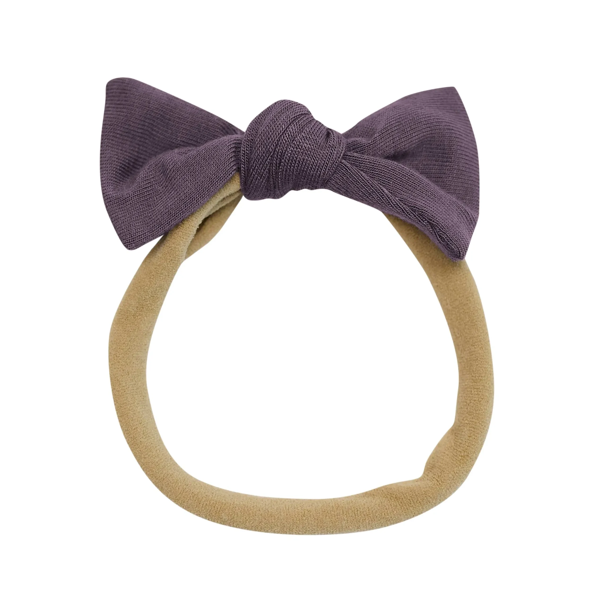 Clearance Kyte Baby Tiny Nylon Bow in Currant