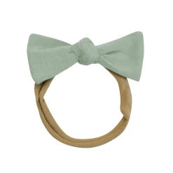 Hot Kyte Baby Tiny Nylon Bow in Thyme