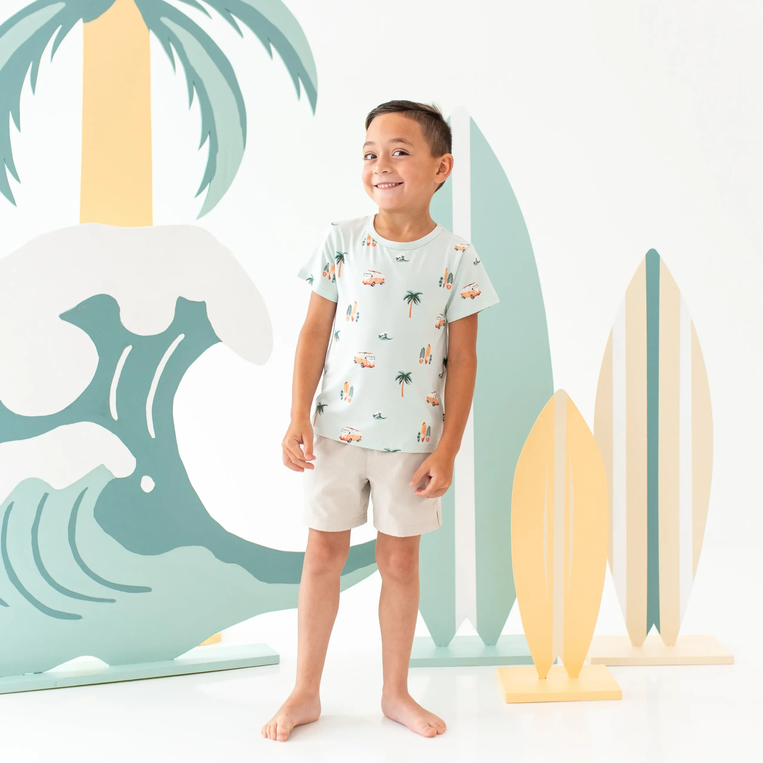Discount Kyte Baby Toddler Basic Tee in Dew Surf