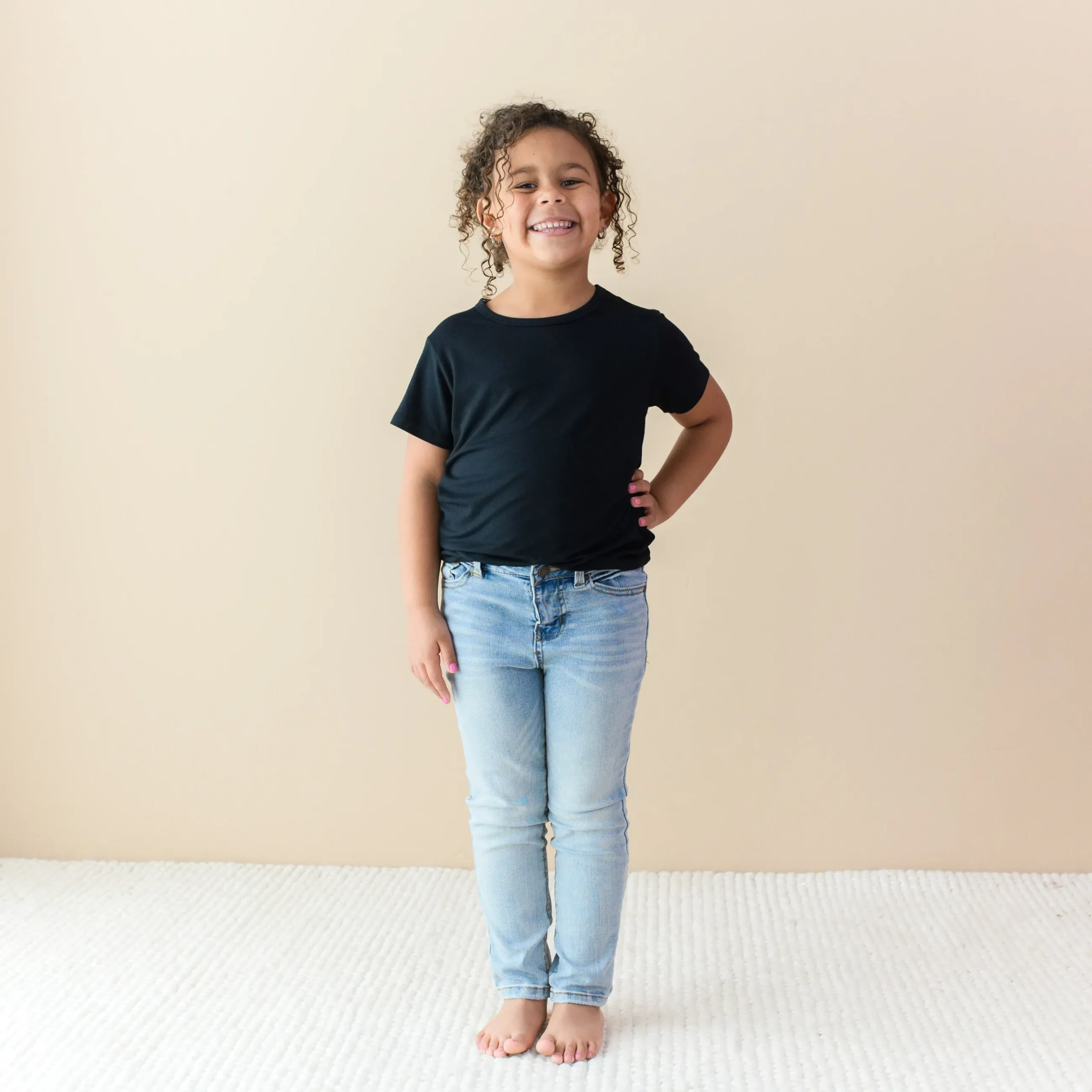 New Kyte Baby Toddler Basic Tee in Midnight