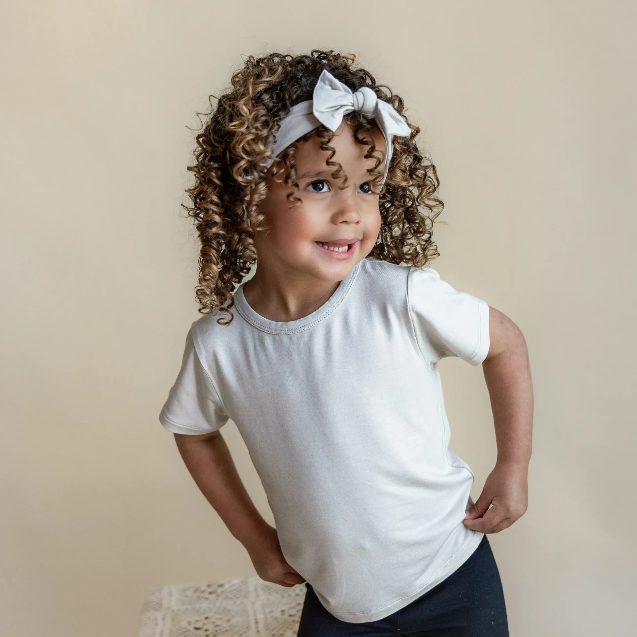 Best Kyte Baby Toddler Basic Tee in Oat