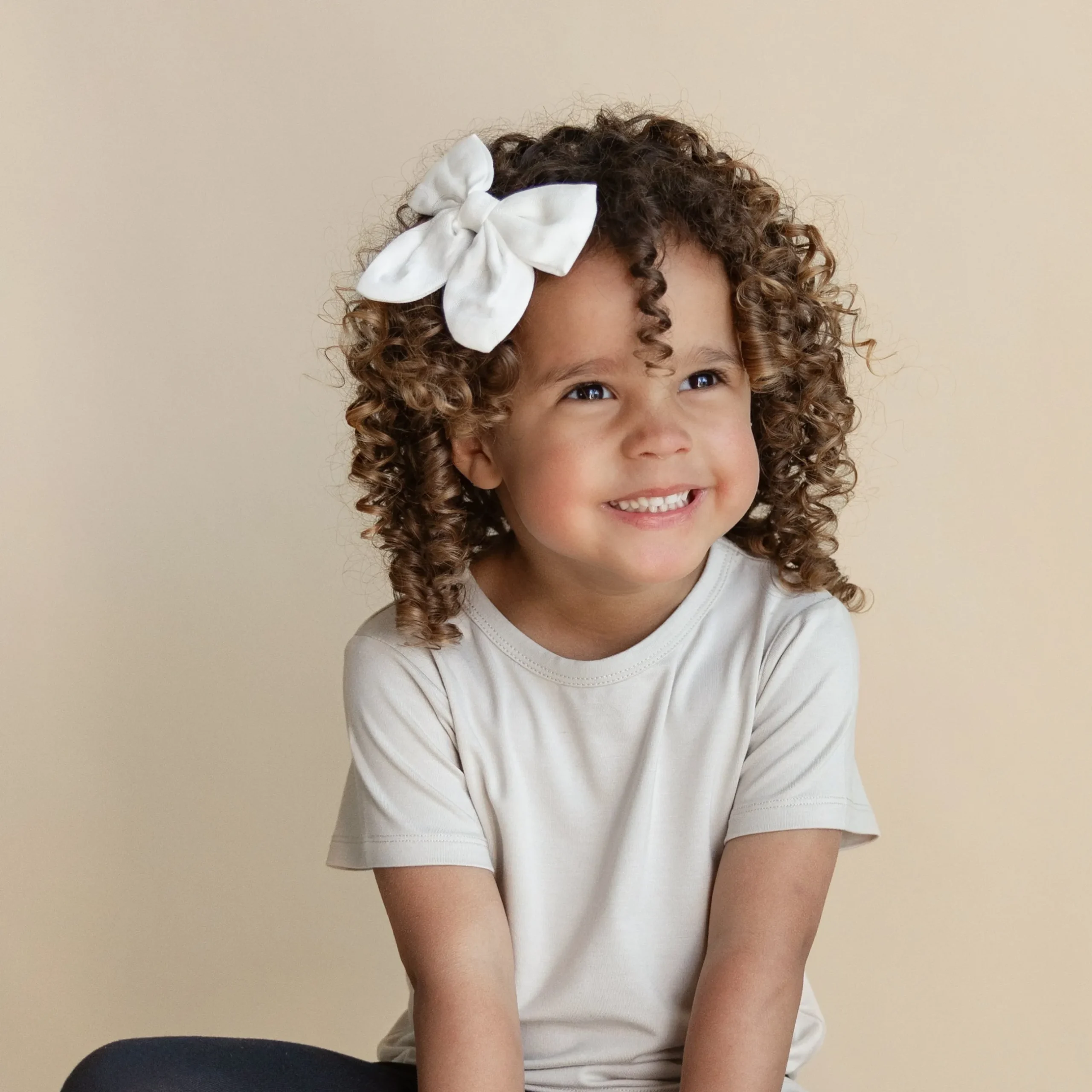 Best Kyte Baby Toddler Basic Tee in Oat