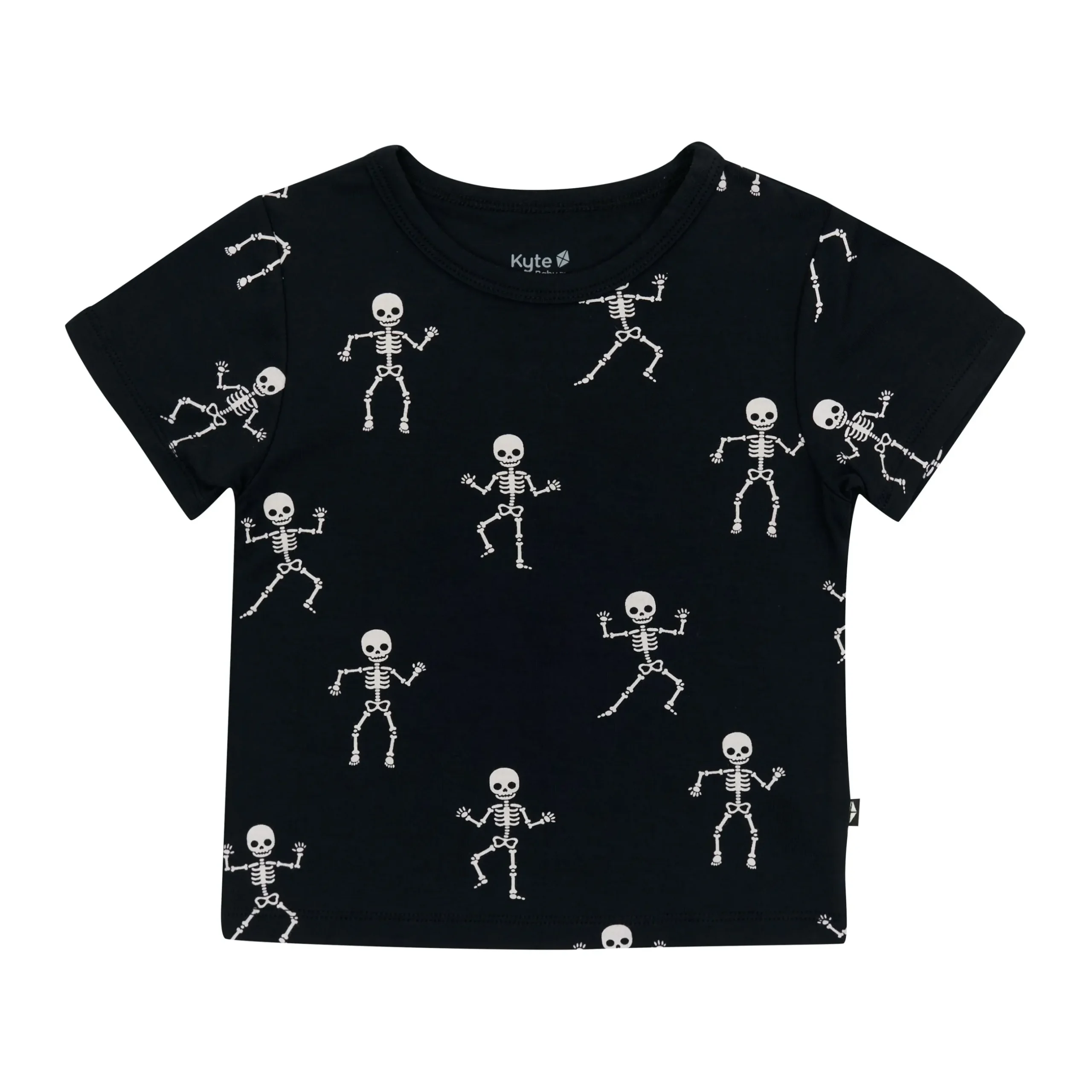Best Kyte Baby Toddler Basic Tee in Skeleton