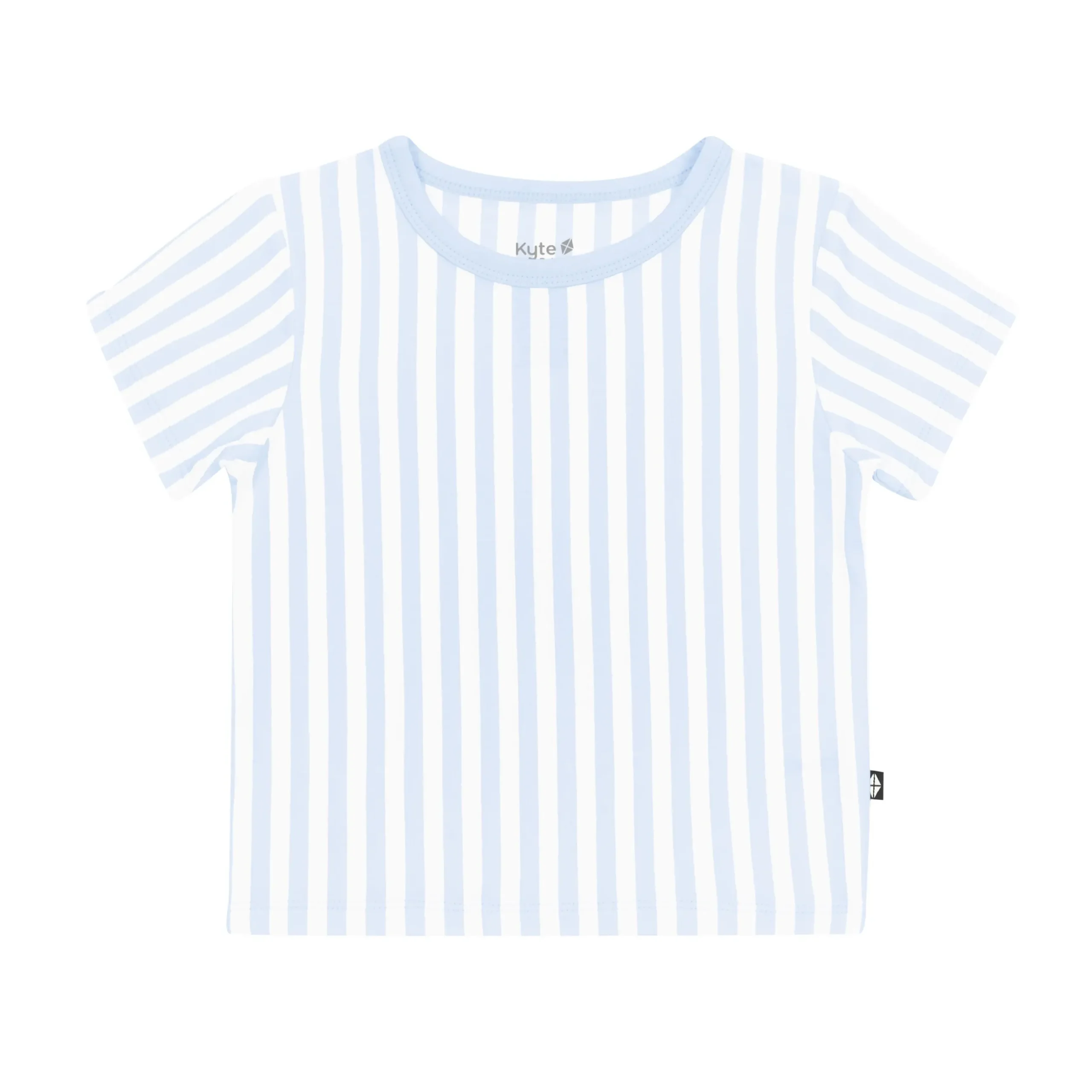 Discount Kyte Baby Toddler Basic Tee in Small Mist Stripe