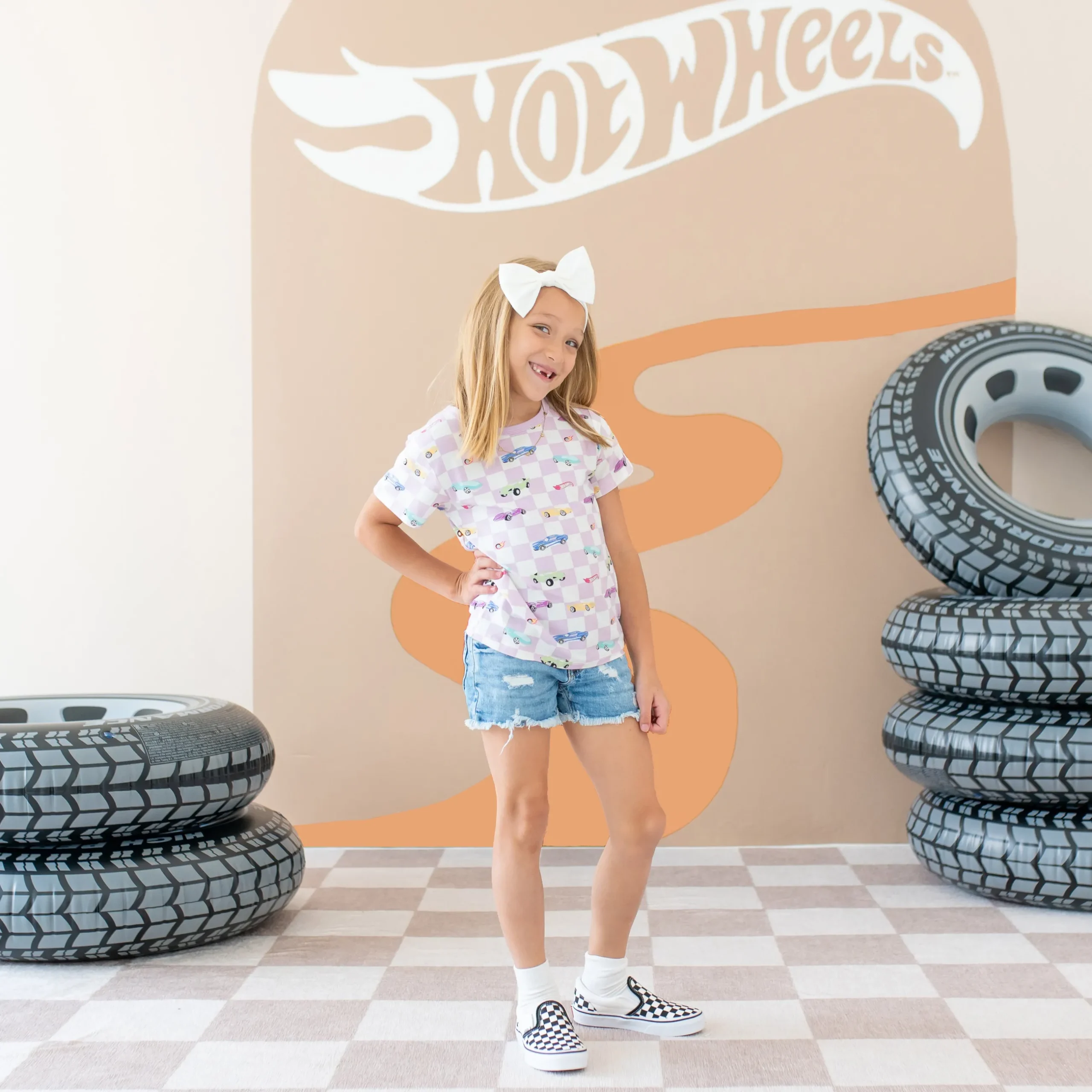 New Kyte Baby Toddler Basic Tee in Sparkles and Speed