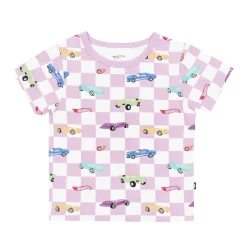 New Kyte Baby Toddler Basic Tee in Sparkles and Speed