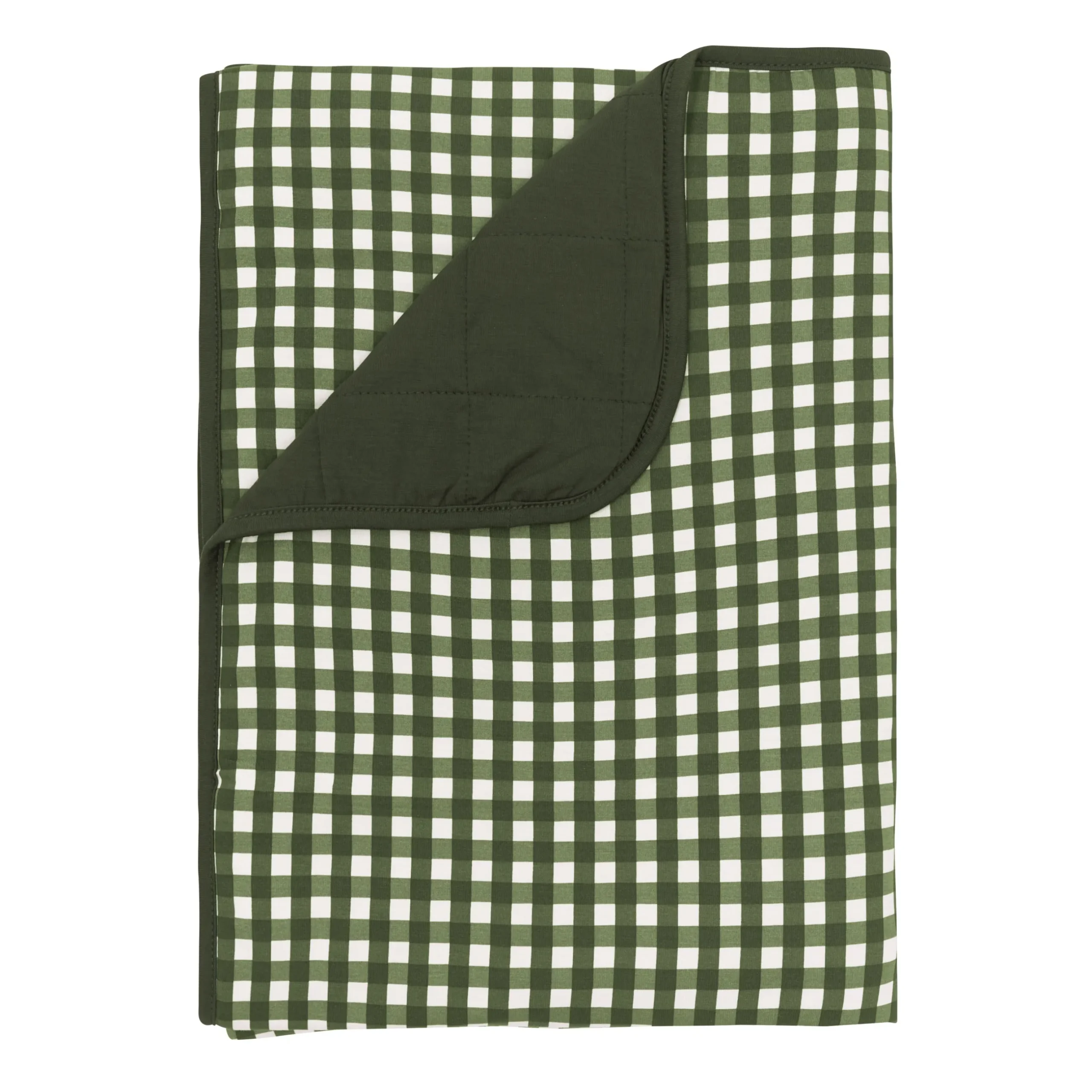 Discount Kyte Baby Toddler Blanket in 1.0 Gingham Fir