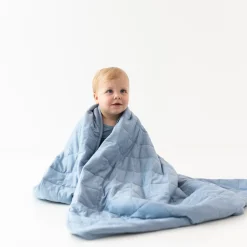 New Kyte Baby Toddler Blanket in 2.5 Slate