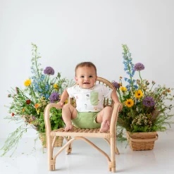 Clearance Kyte Baby Toddler Crew Neck Tee in Wildflower