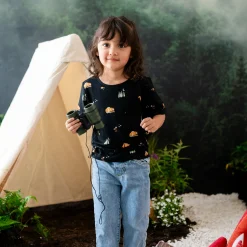Clearance Kyte Baby Toddler Crew Neck Tee in Under the Stars