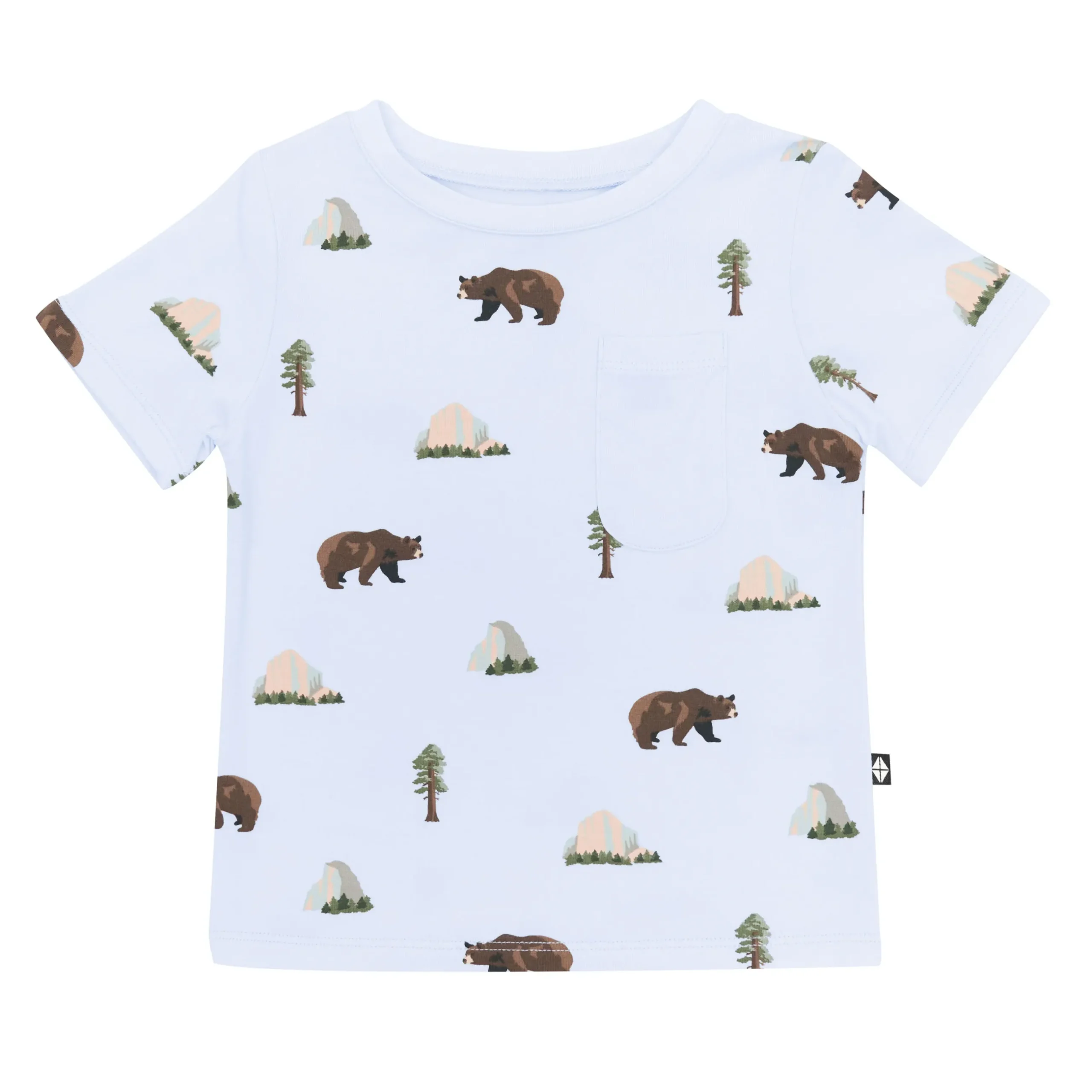Sale Kyte Baby Toddler Crew Neck Tee in Yosemite