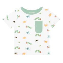 Hot Kyte Baby Toddler Crew Neck Tee in The Very Hungry Caterpillar™ and Friends