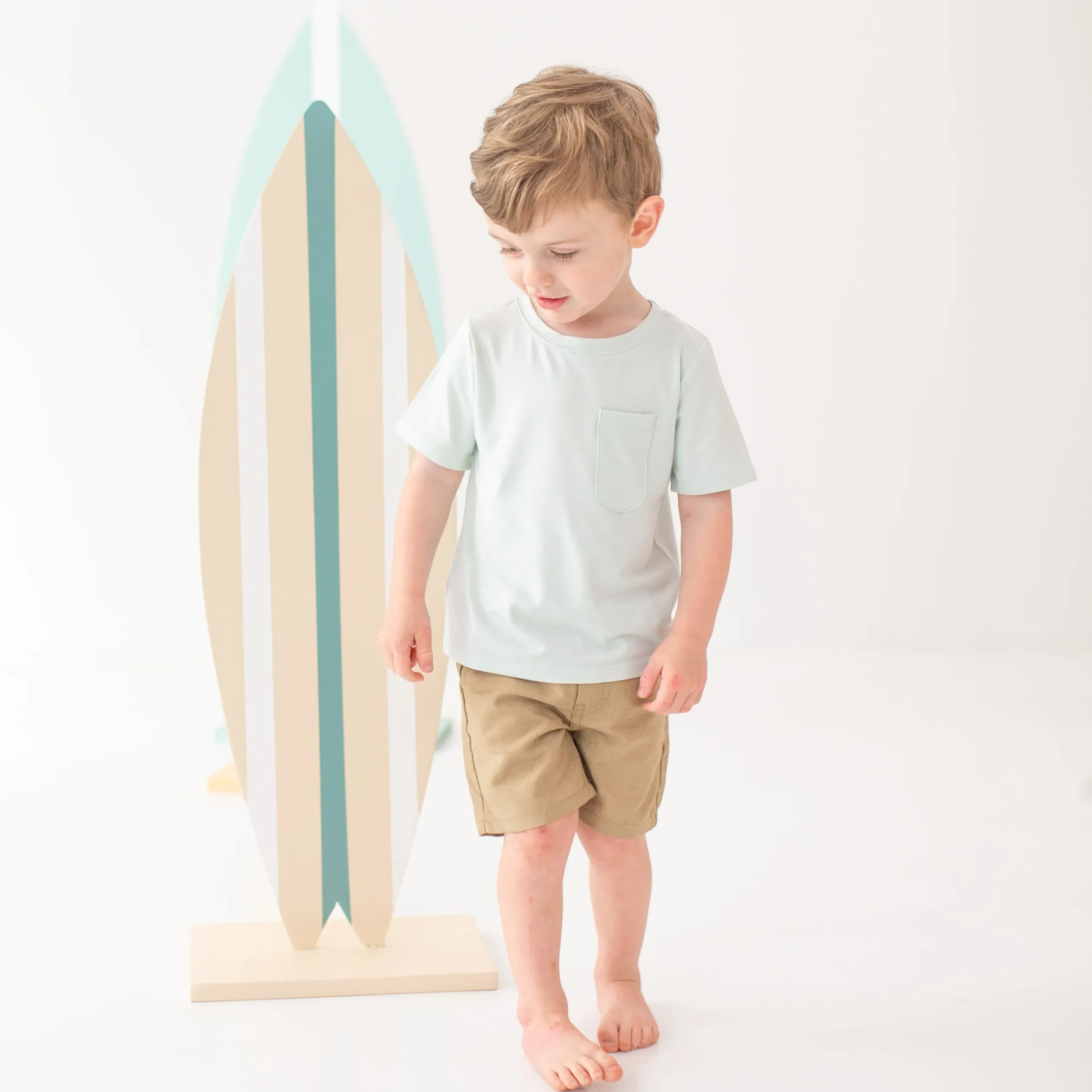 Kyte Baby Toddler Crew Neck Tee in Dew