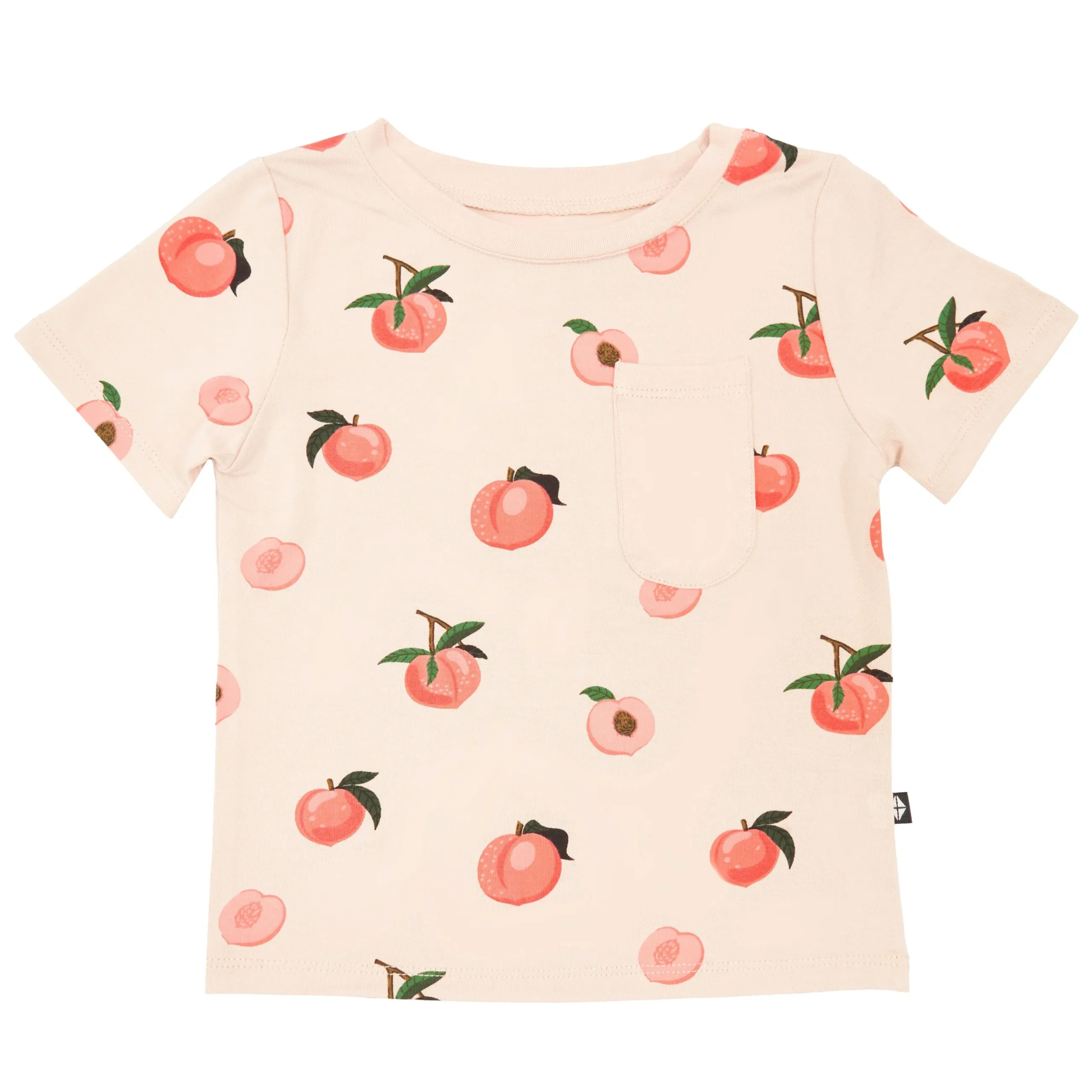 Online Kyte Baby Toddler Crew Neck Tee in Peach