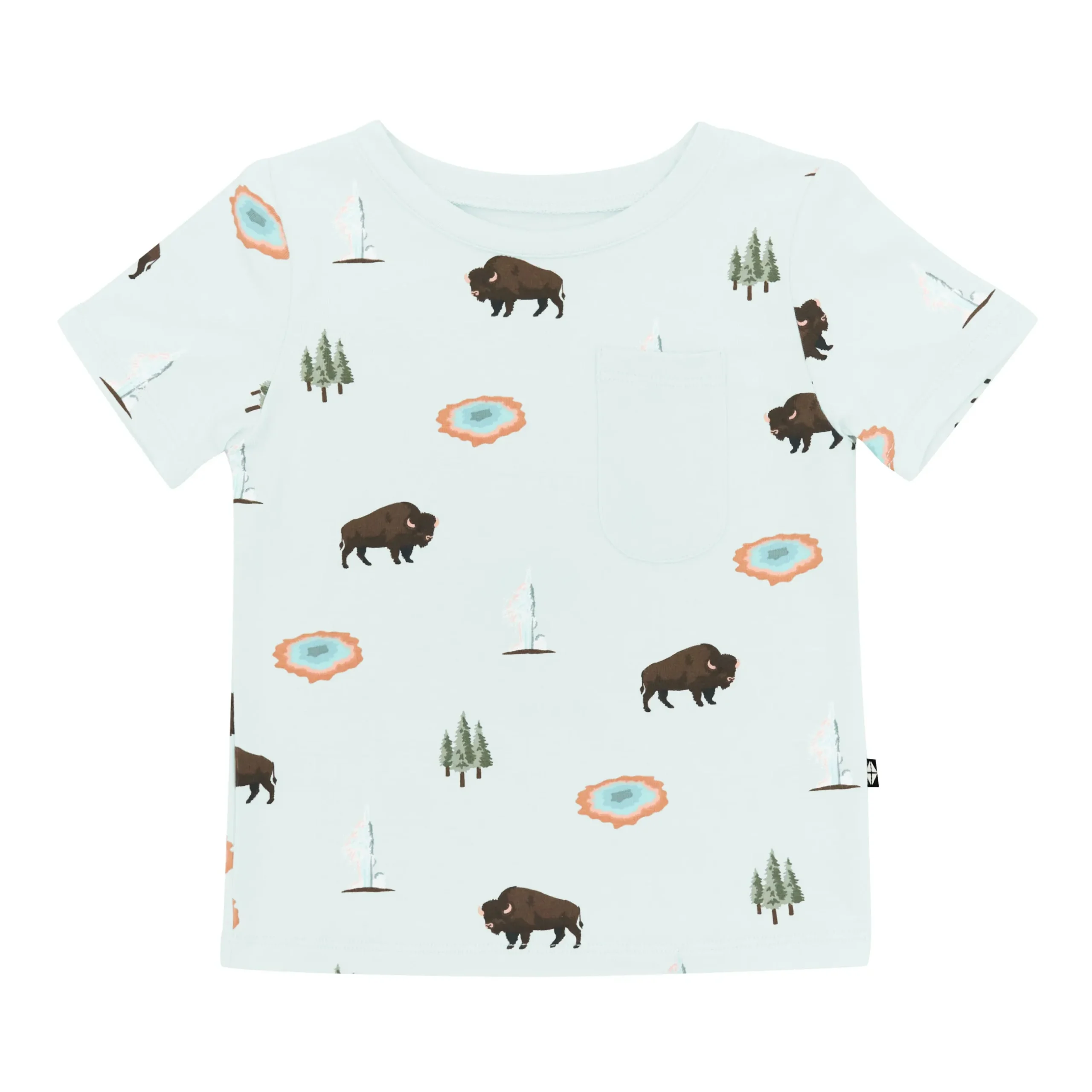 Sale Kyte Baby Toddler Crew Neck Tee in Yellowstone