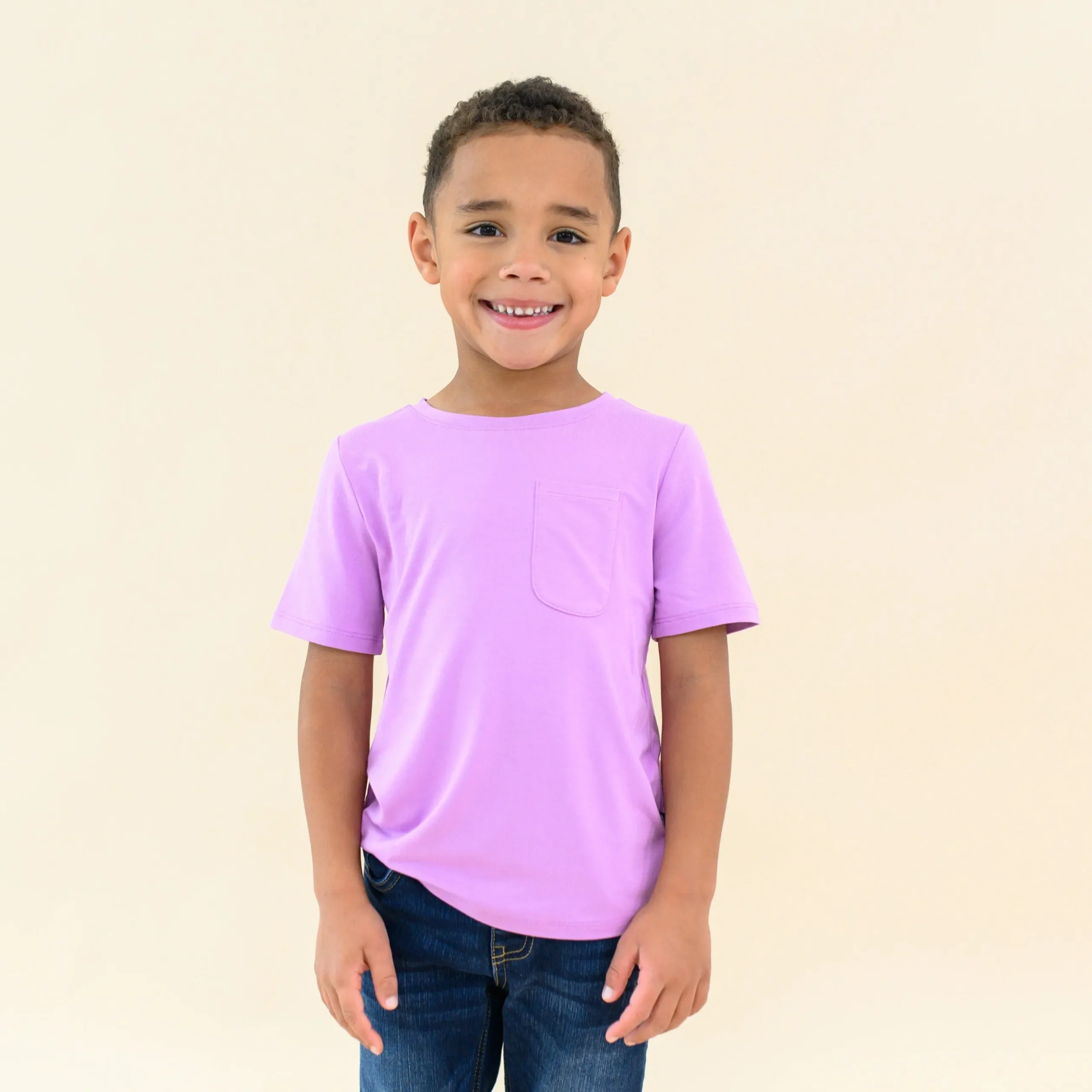 Hot Kyte Baby Toddler Crew Neck Tee in Poi