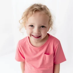 Best Kyte Baby Toddler Crew Neck Tee in Guava