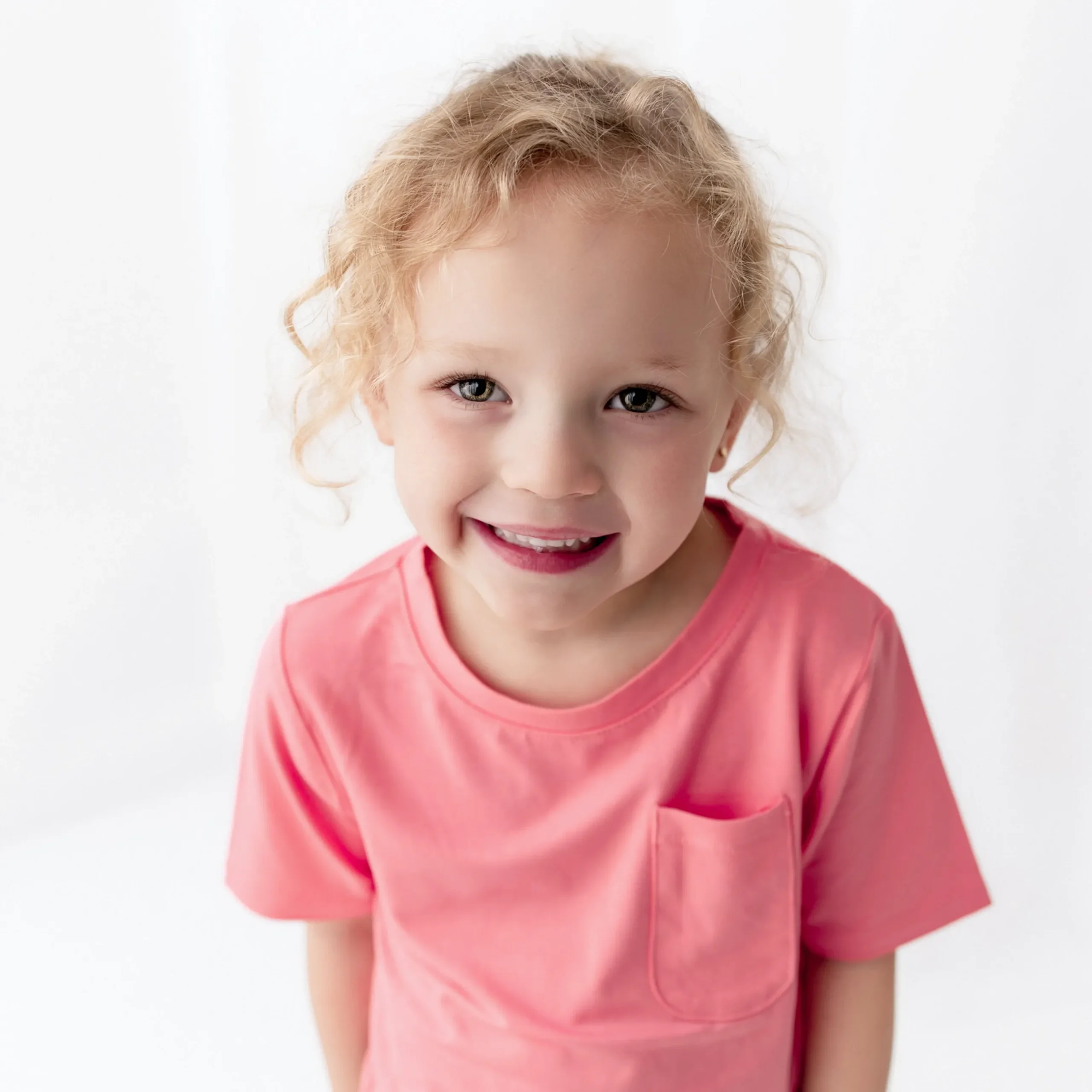 Best Kyte Baby Toddler Crew Neck Tee in Guava