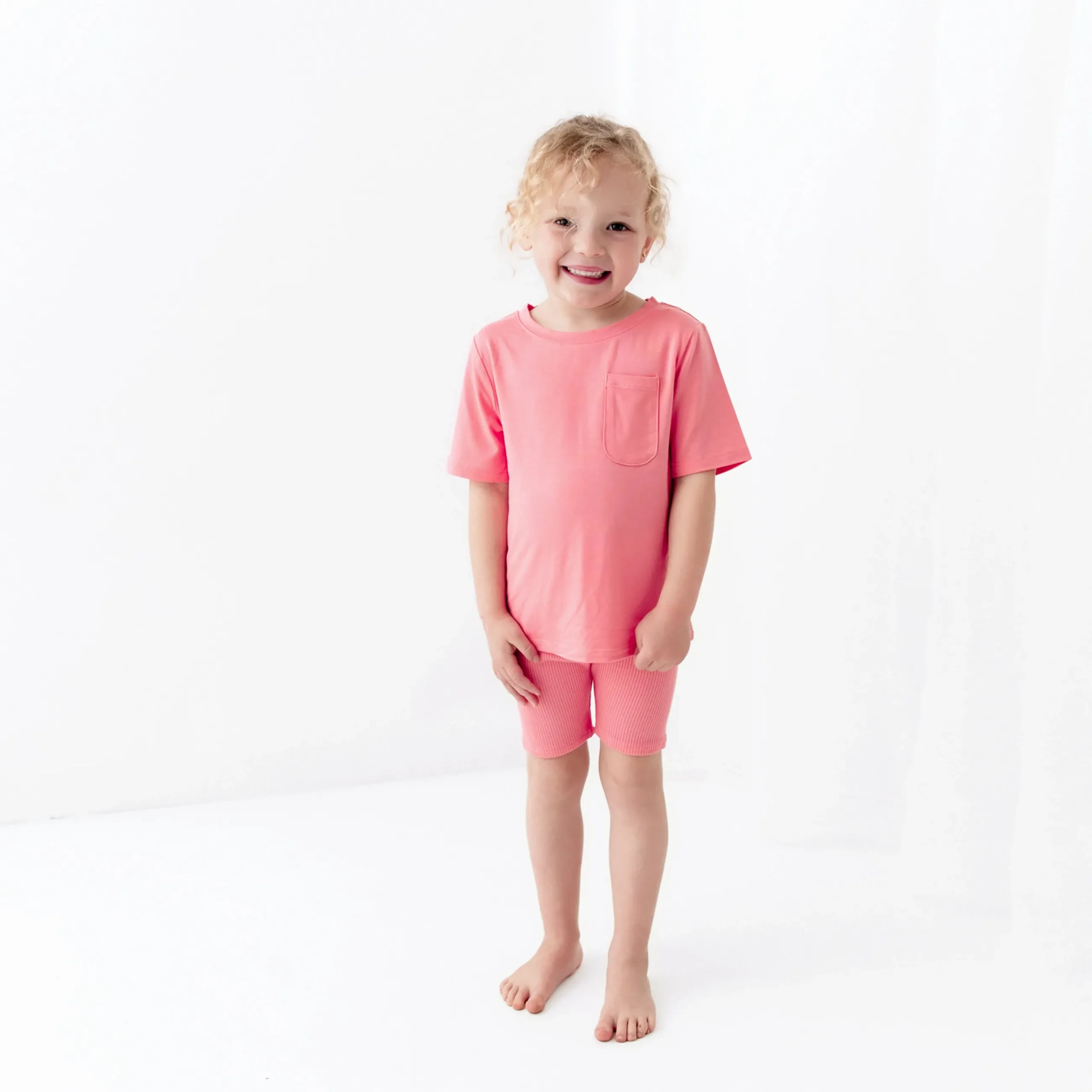 Best Kyte Baby Toddler Crew Neck Tee in Guava