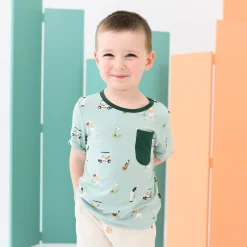 Online Kyte Baby Toddler Crew Neck Tee in Golf
