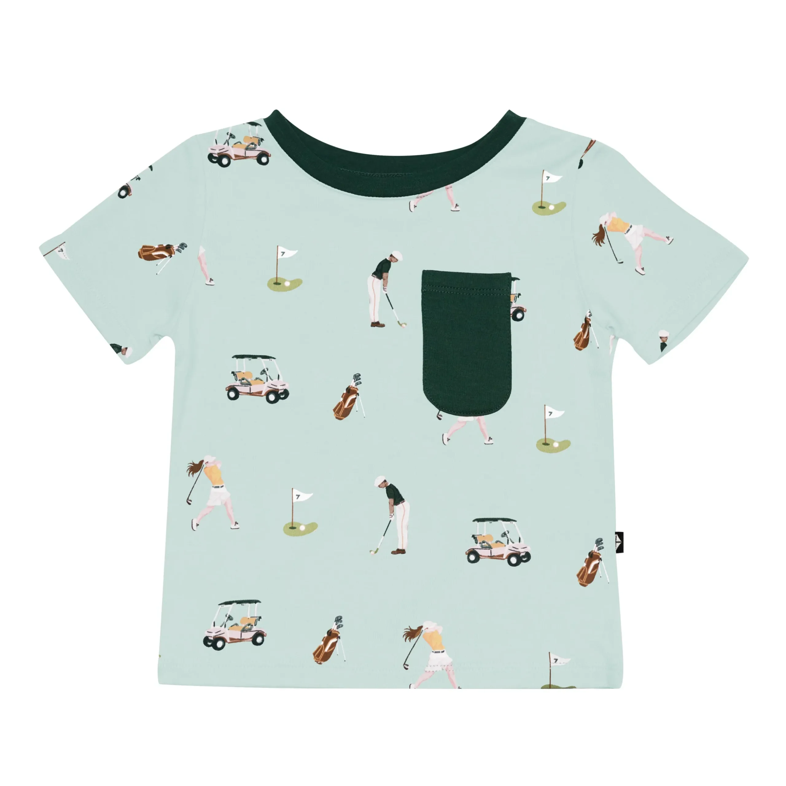Online Kyte Baby Toddler Crew Neck Tee in Golf