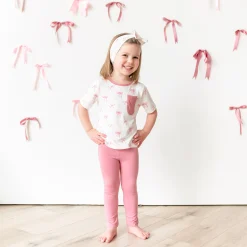 New Kyte Baby Toddler Crew Neck Tee in Bow