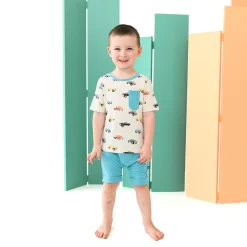 Sale Kyte Baby Toddler Crew Neck Tee in Vintage Truck