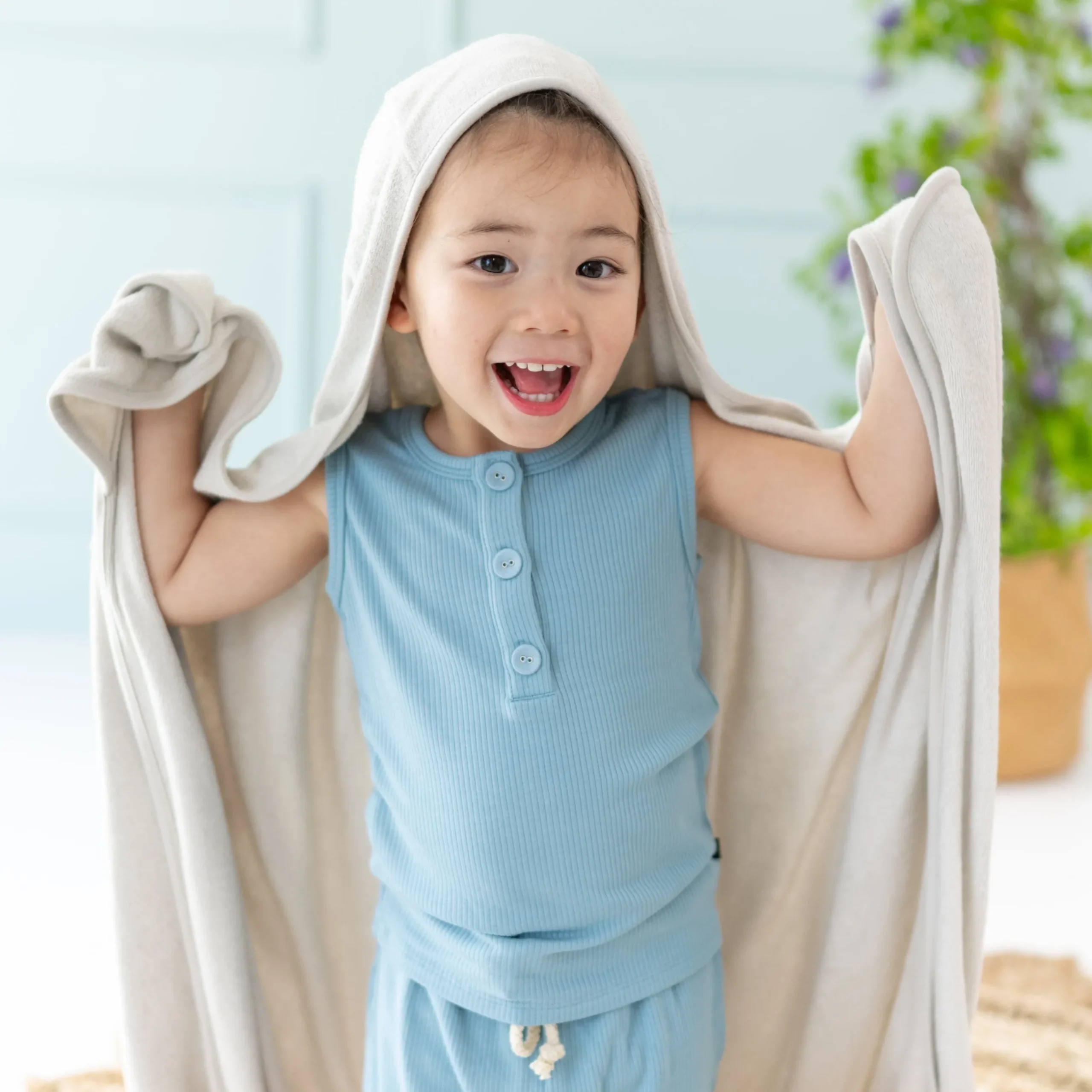 Online Kyte Baby Toddler Hooded Bath Towel in Oat